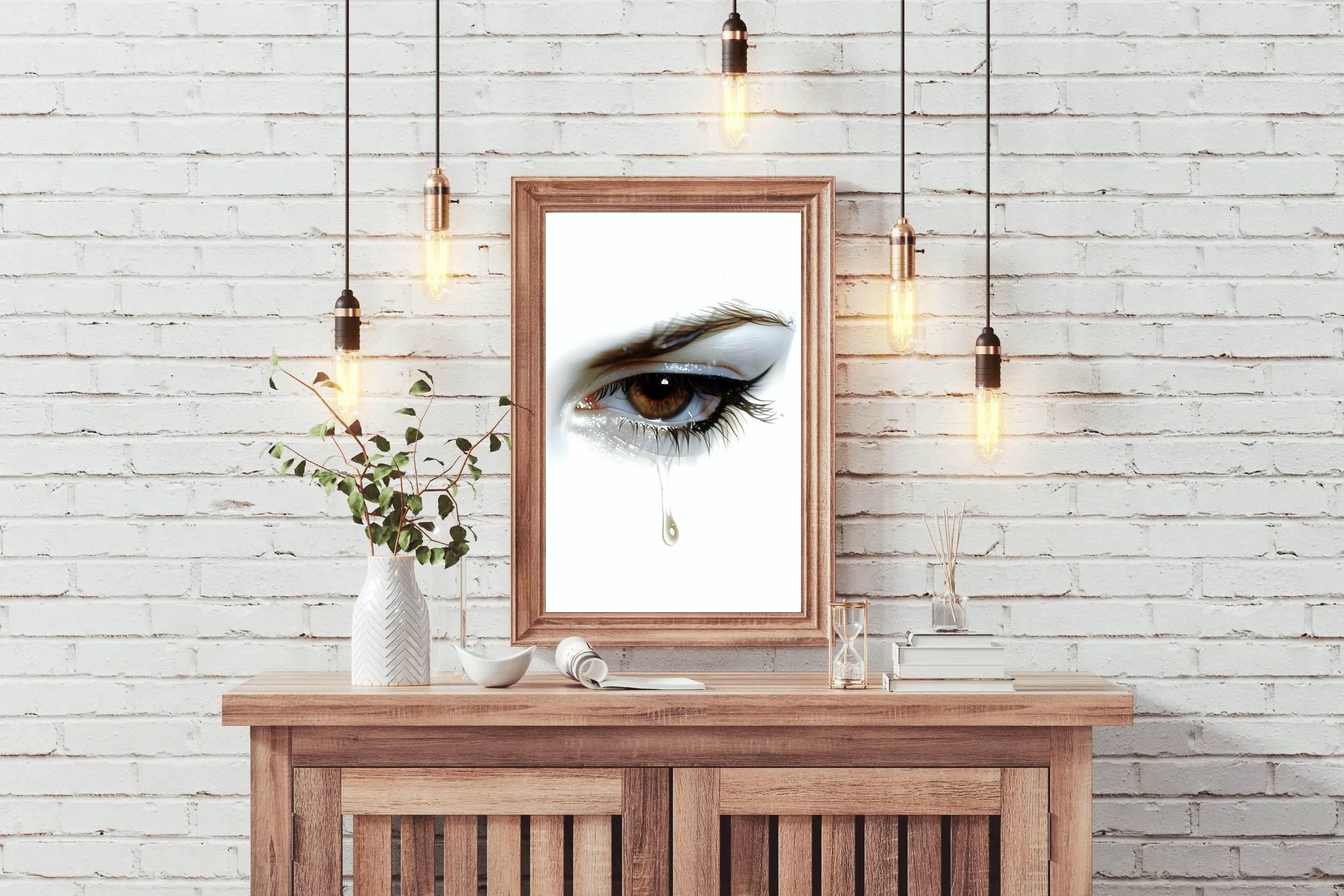 Silent Sorrow Modern Wall Art - beink online art store