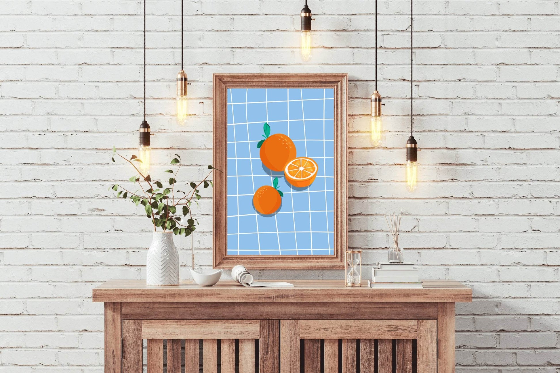 Orange Fruit Painting Wall Art - beink online art store