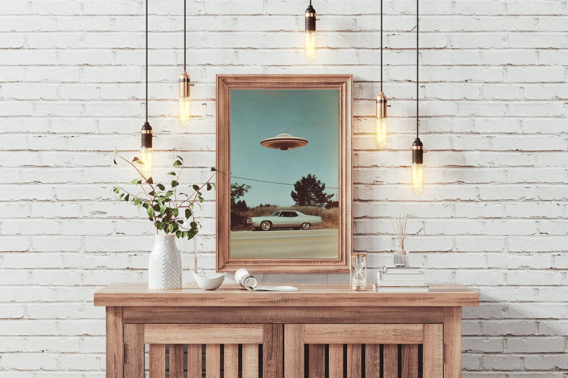 Aliens In The Car American Wall Art - beink online art store