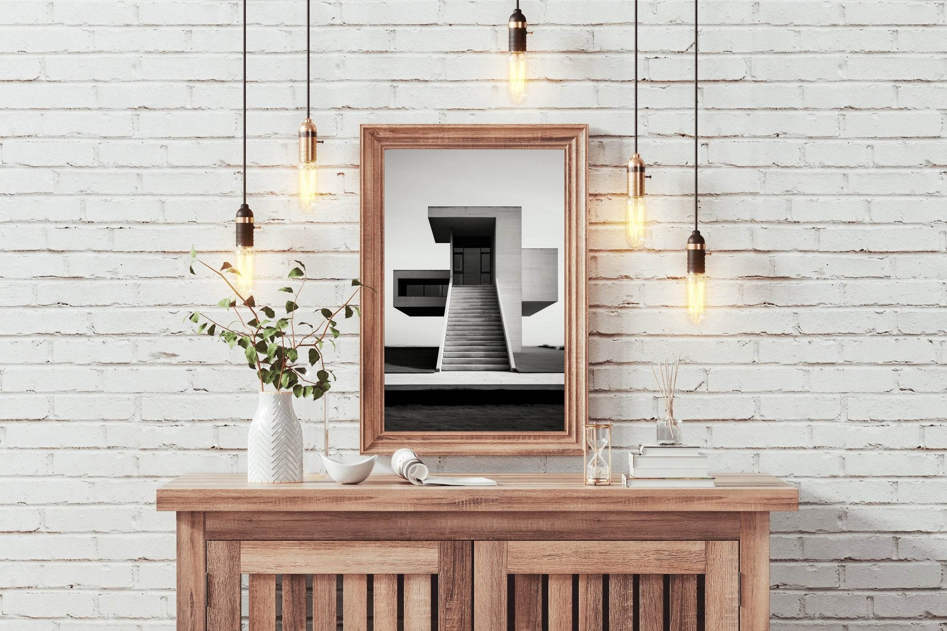 House Black And White Wall Art - beink online art store