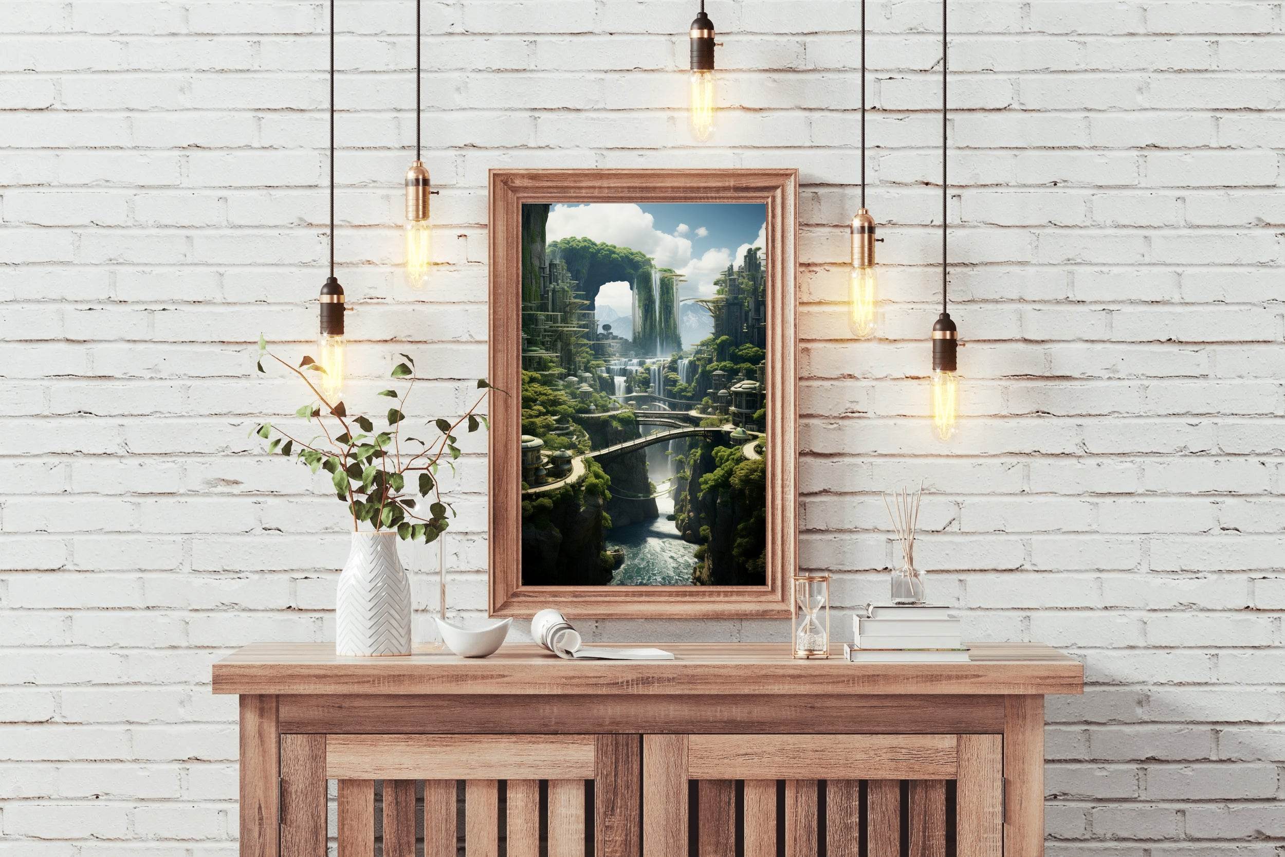 Lush Valleys Wall Art - beink online art store