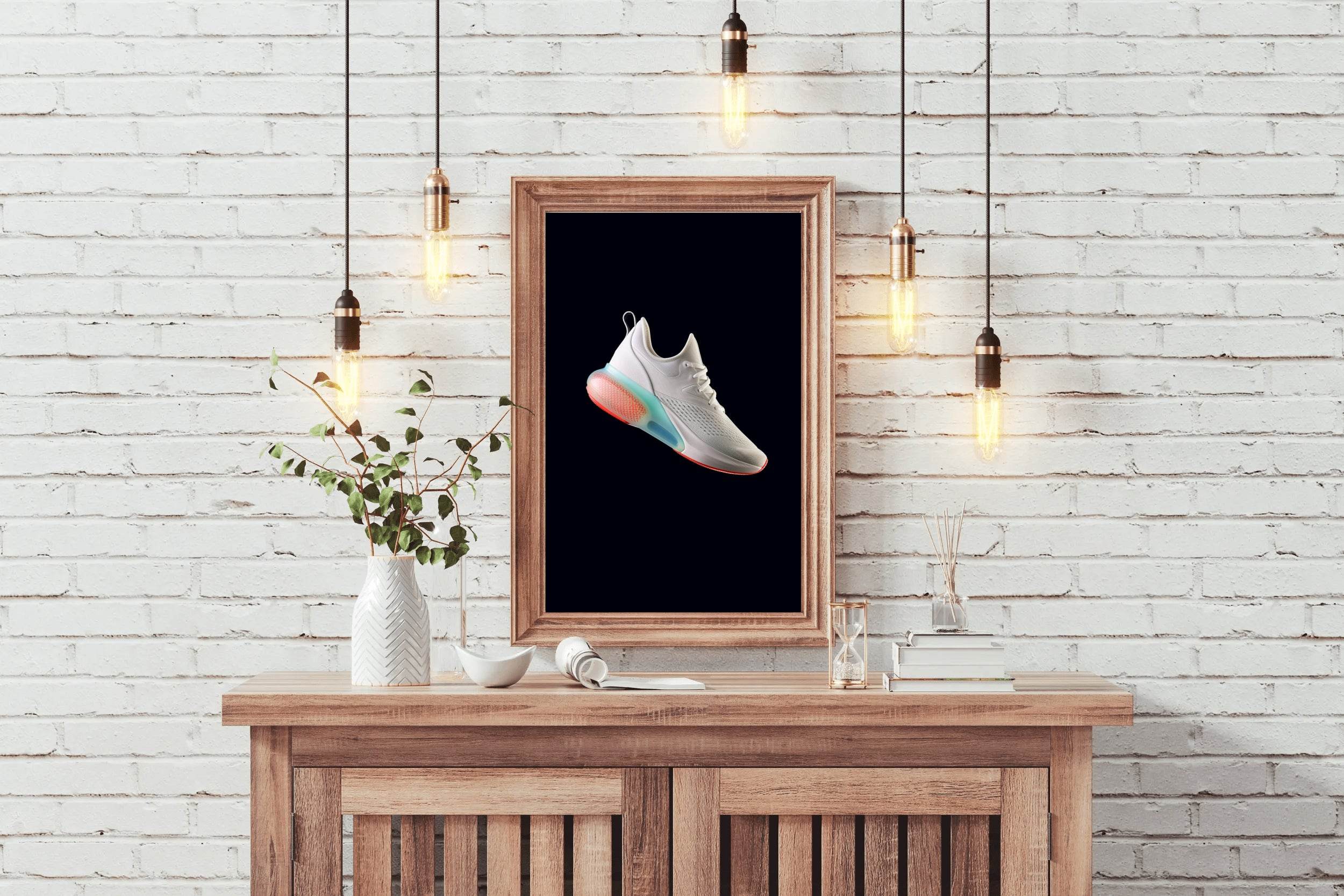 Joyride Running Shoes Wall Art - beink online art store