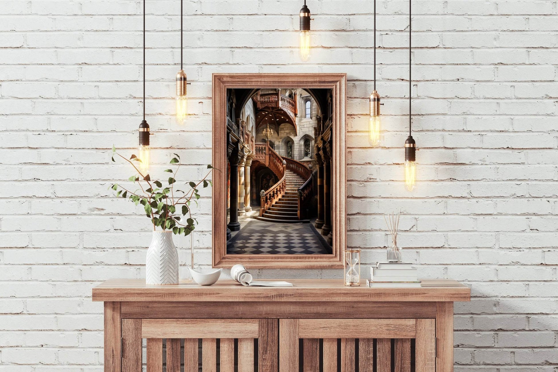 Luxury staircase Wall Art - beink online art store