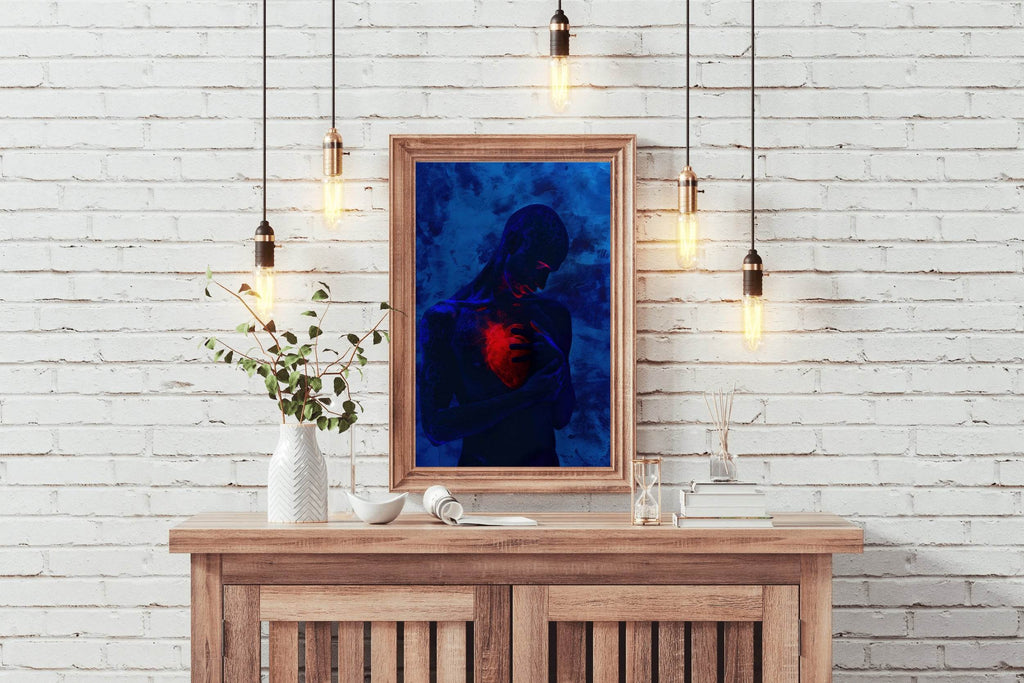 Painting Warm Heart In Cold Body Wall Art - beink online art store