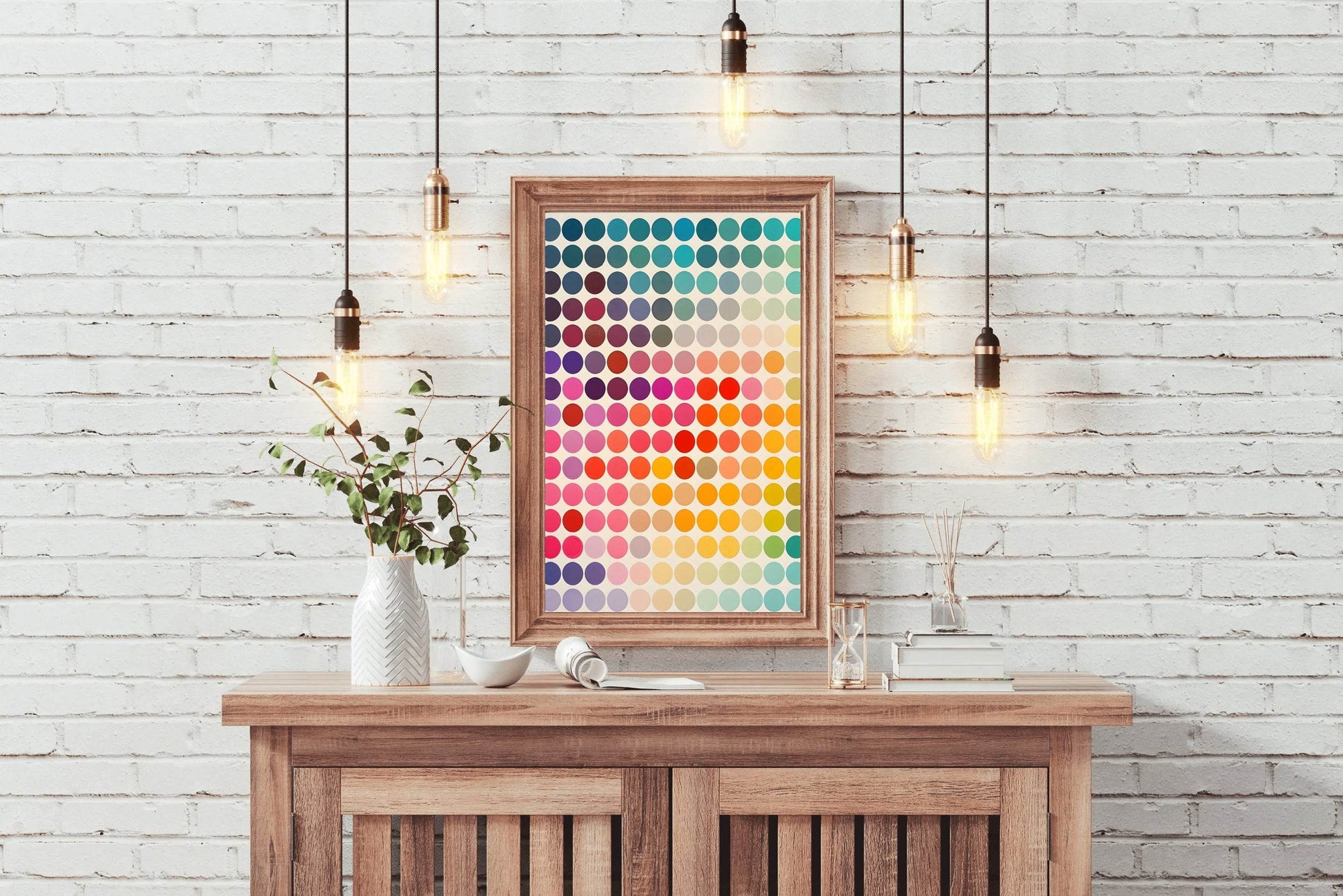 Abstract Dots Background Digital Art - beink online art store