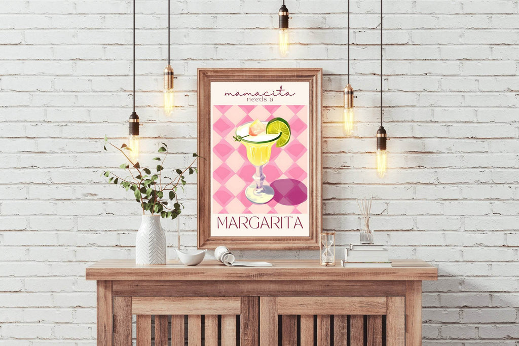 Margarita Cocktail Wall Art - beink online art store