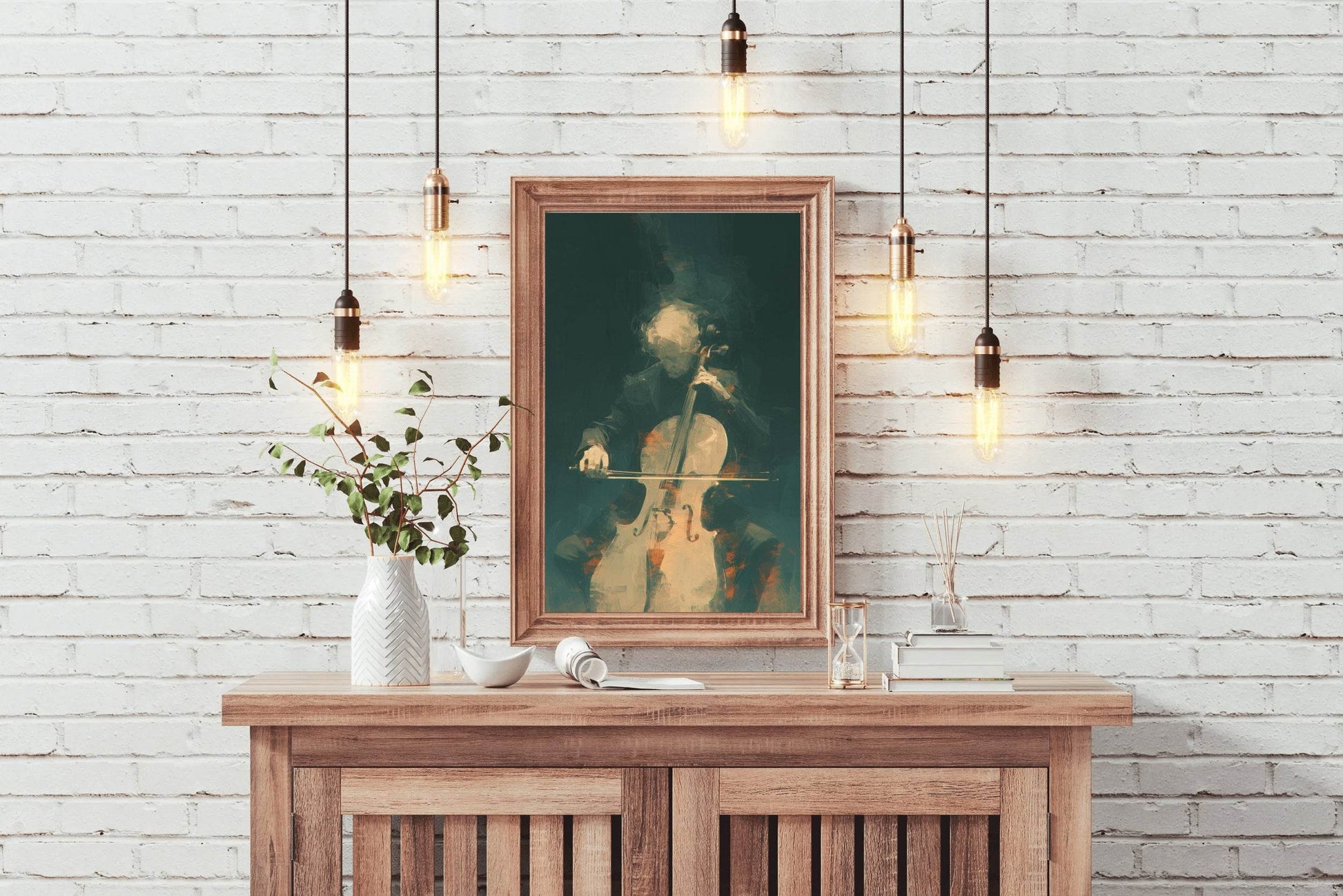 Christopher Lee Playing The Cello Wall Art - beink online art store