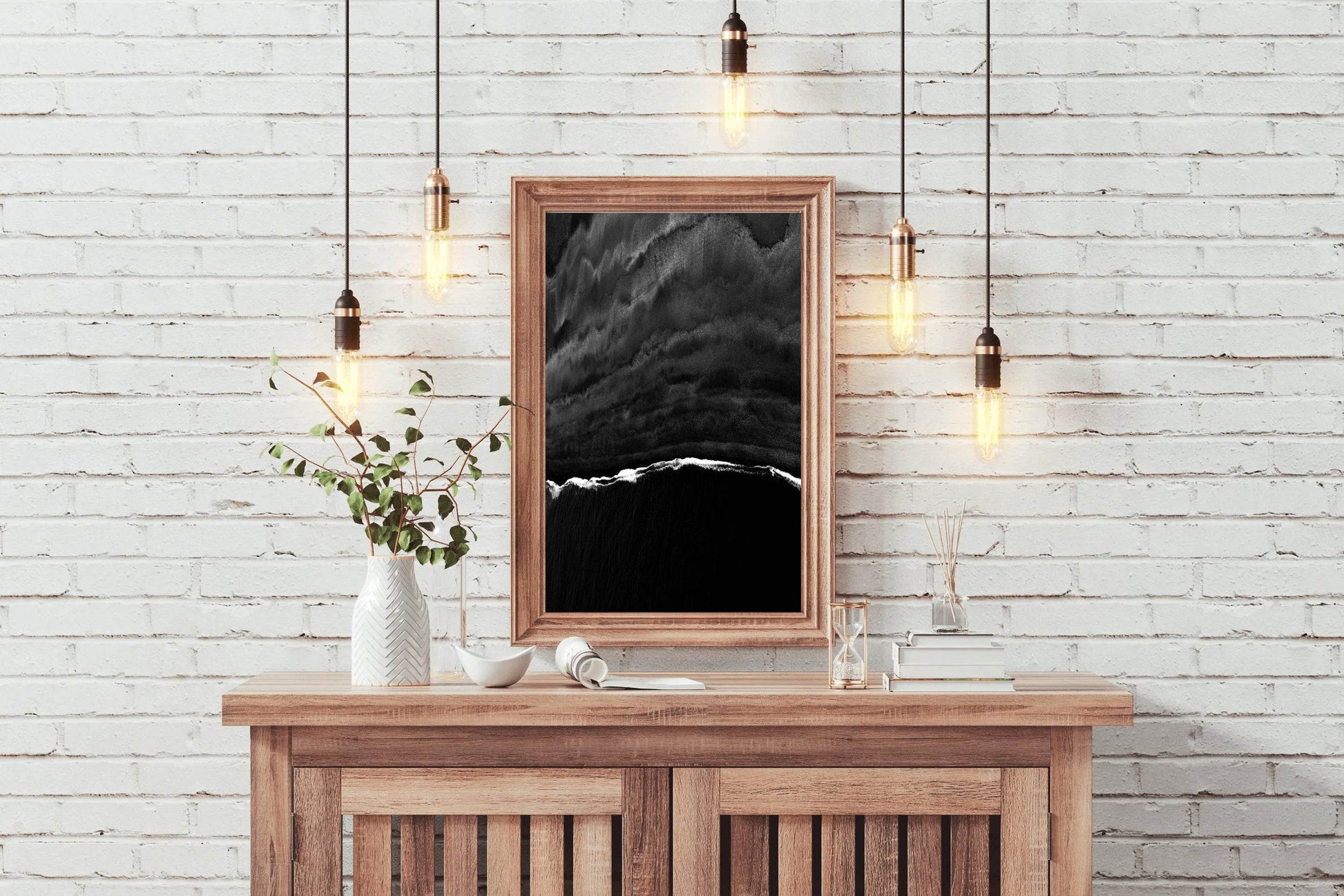 Dark Matter Abstract Wall Art - beink online art store