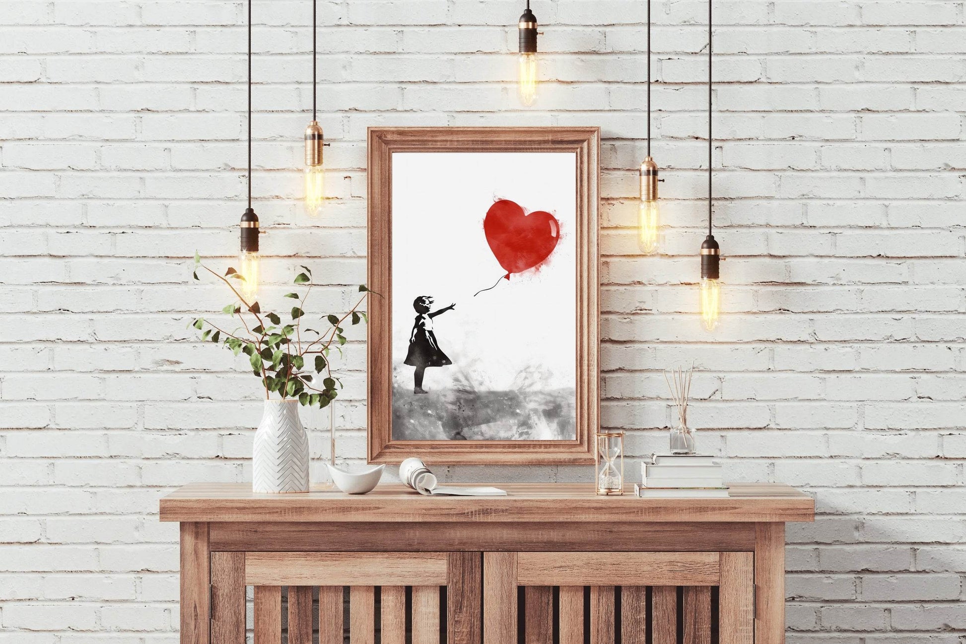 Balloon Girl Wall Art - beink online art store