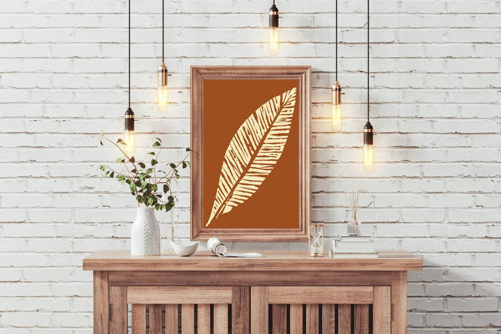 Fossils of Broad Leaved Plants Wall Art - beink online art store