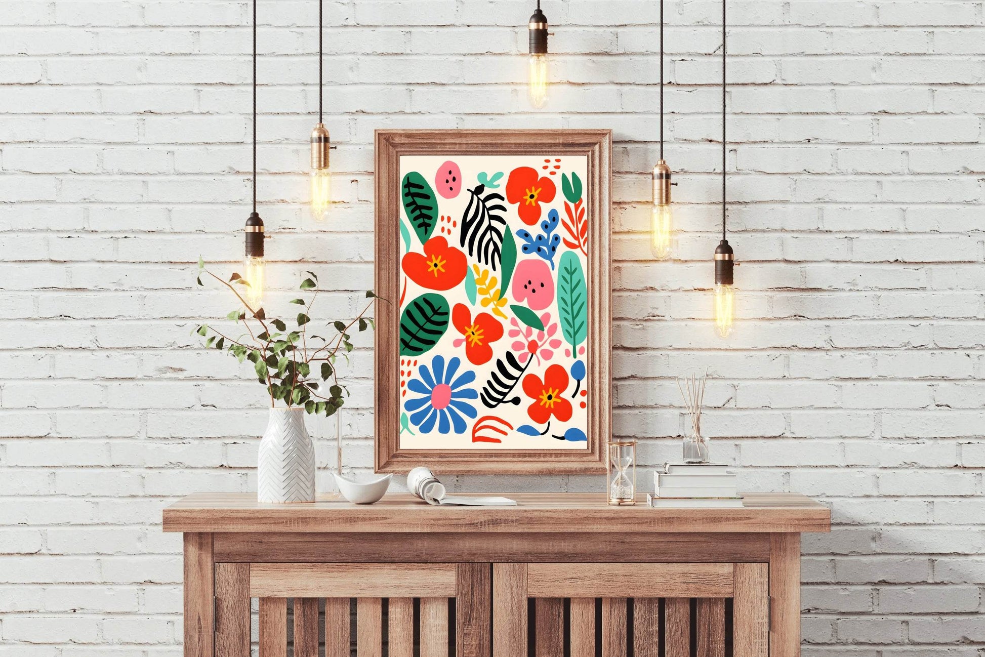 Colorful Floral Painting Art - beink online art store