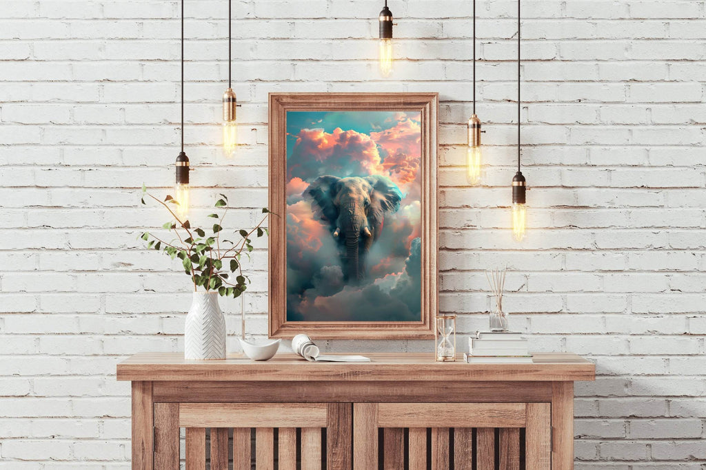 Painting of Fantasy Elephant Wall Art - beink online art store