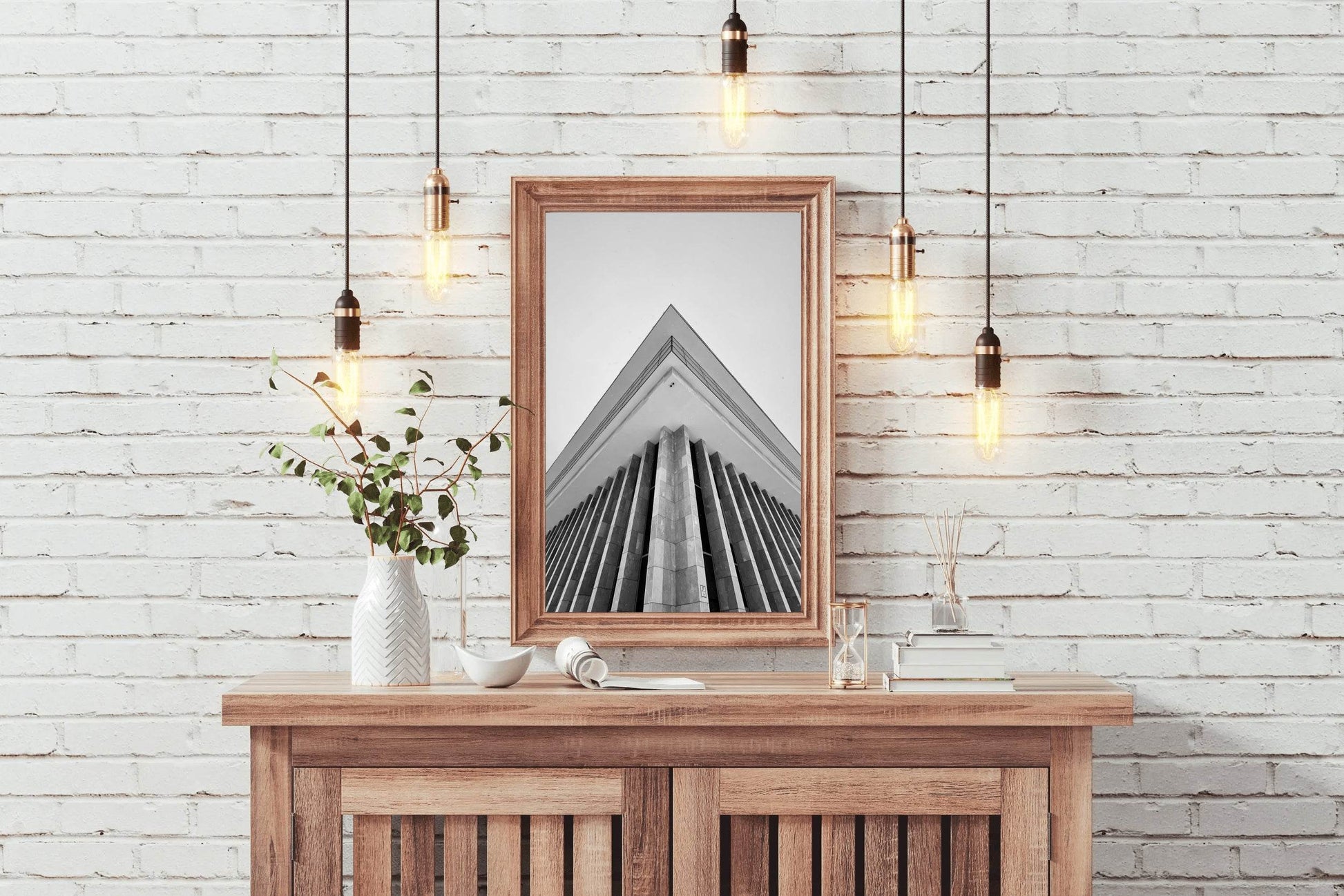 Building Architecture Black & White Wall Art - beink online art store