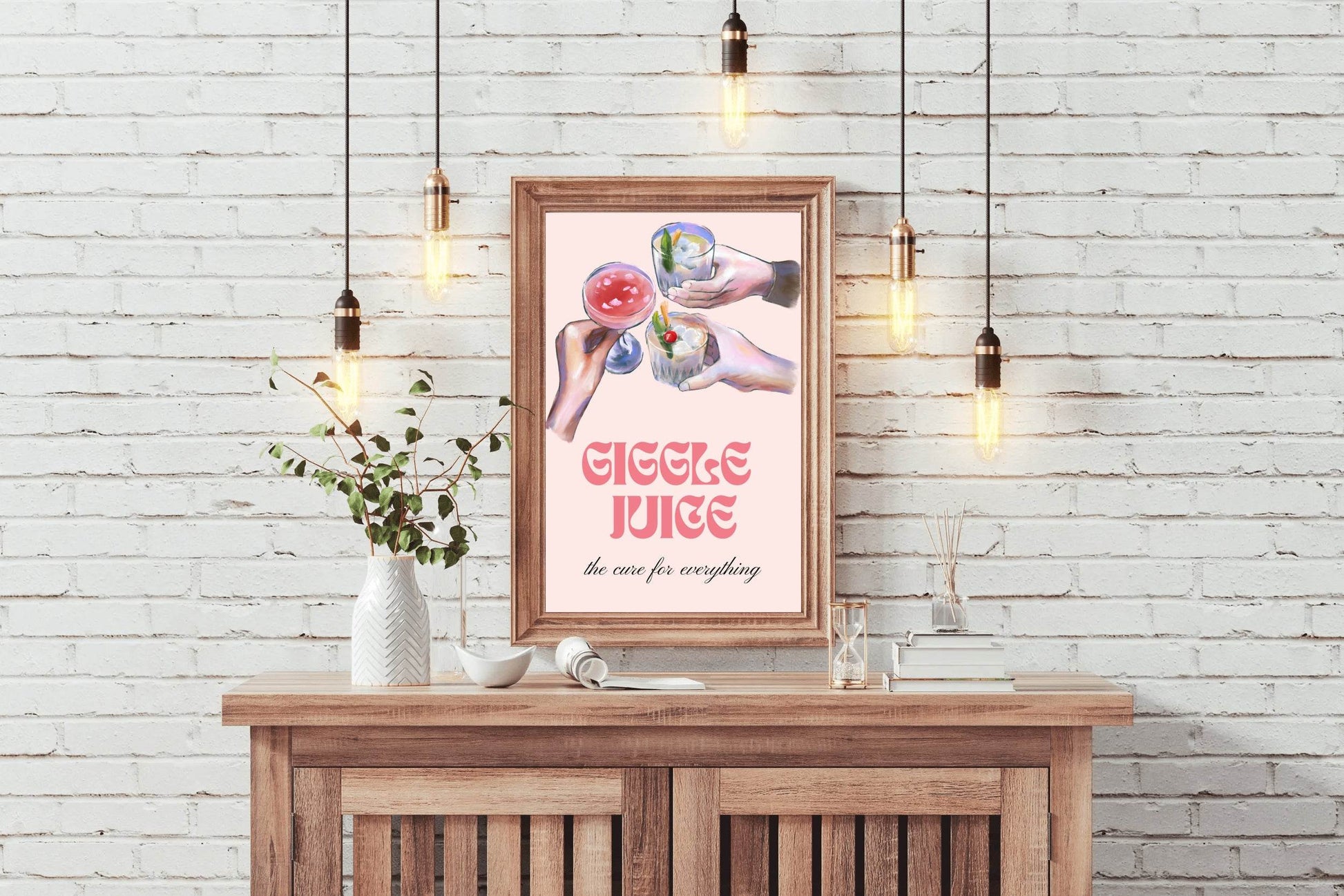 Giggle Juice Wall Art - beink online art store