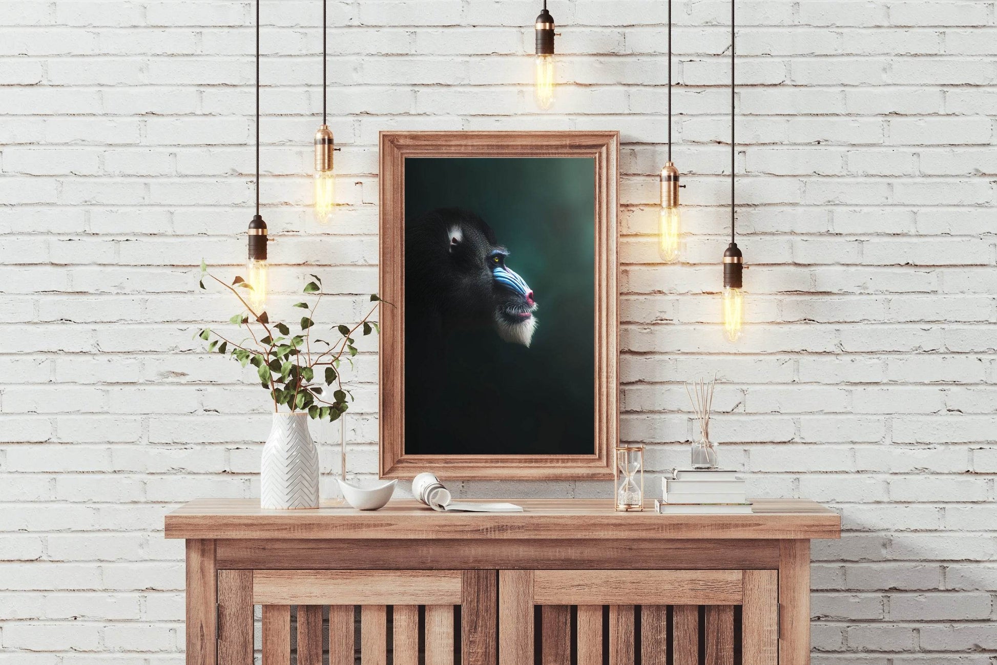Mandrill Monkey Animal Wall Art - beink online art store