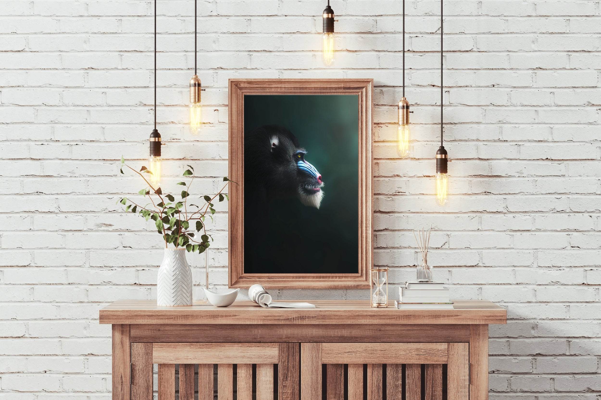 Mandrill Monkey Animal Wall Art - beink online art store