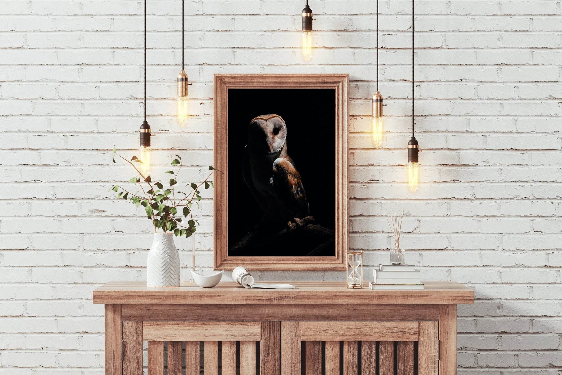 Barn Owl Bird Wall Art - beink online art store