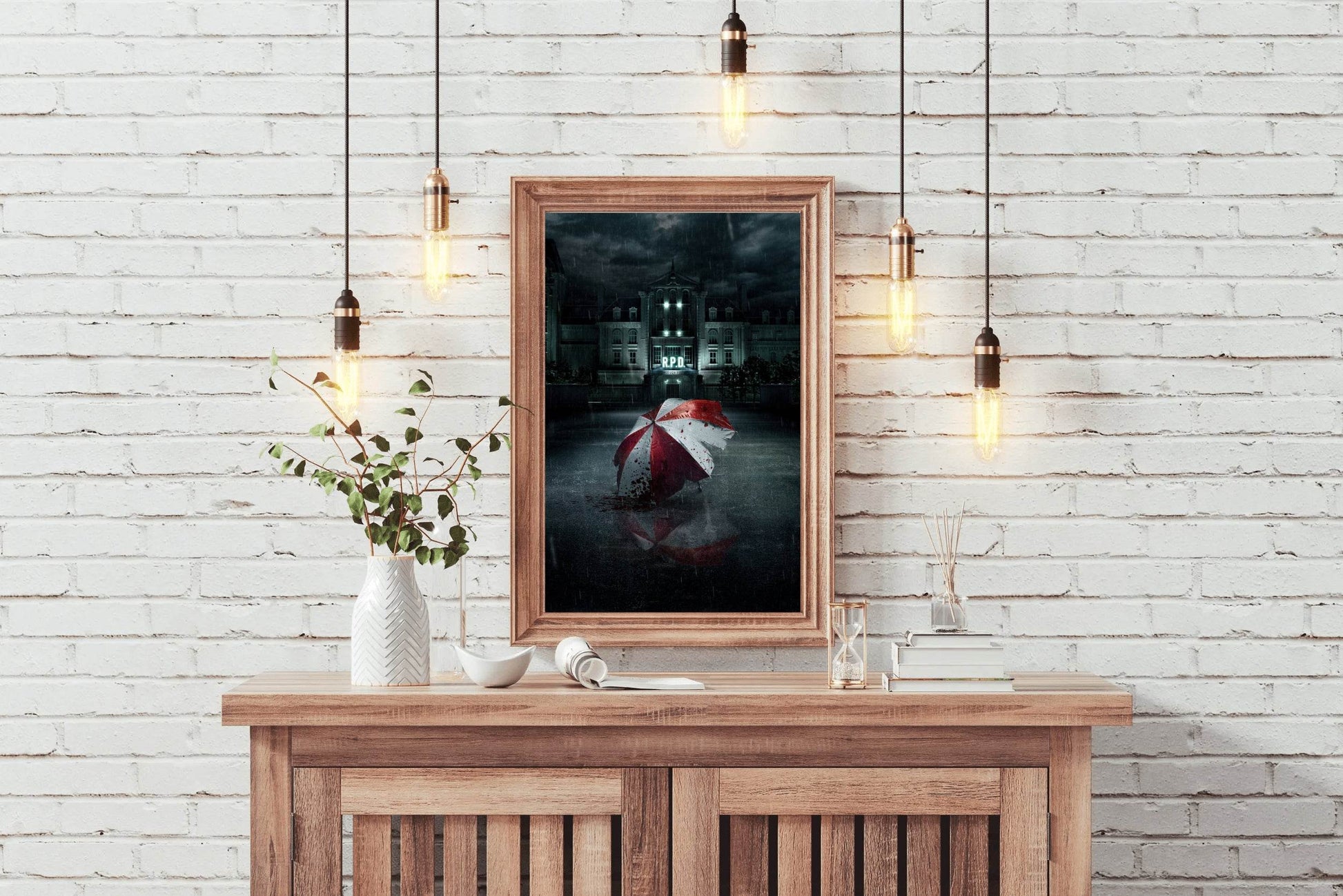 Resident Evil: Welcome to Raccoon City in Rainy Weather Wall Art - beink online art store