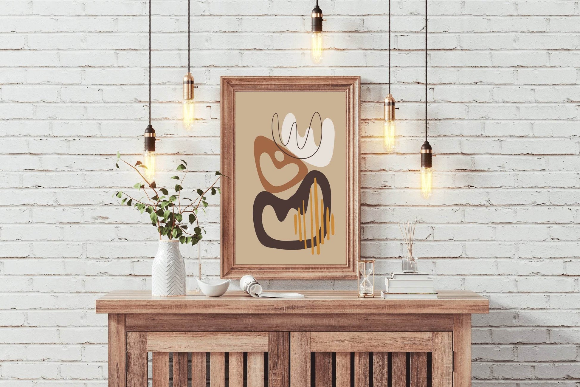 The Ancient Symbol of The Three Crowns Wall Art - beink online art store