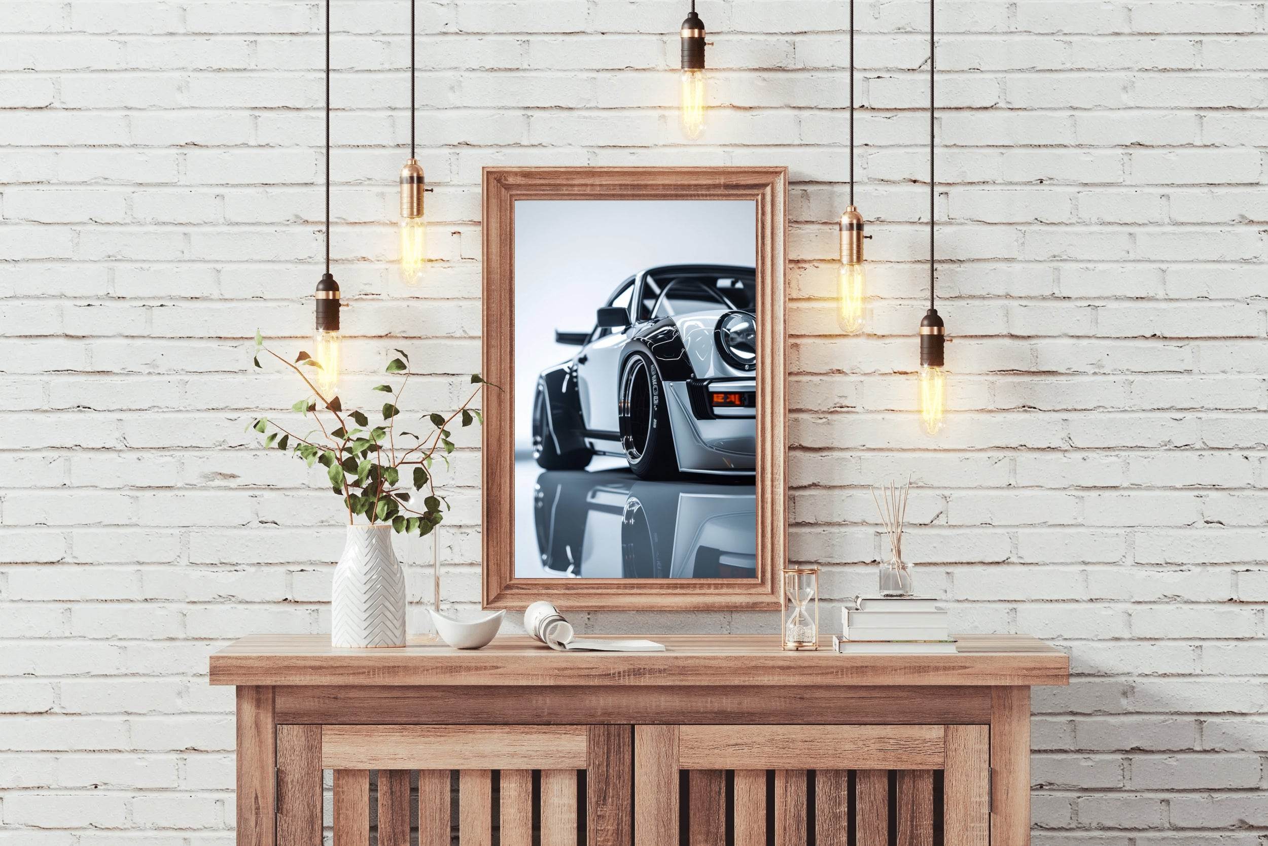 Porsche 911 Sport Widebody Wall Art - beink online art store