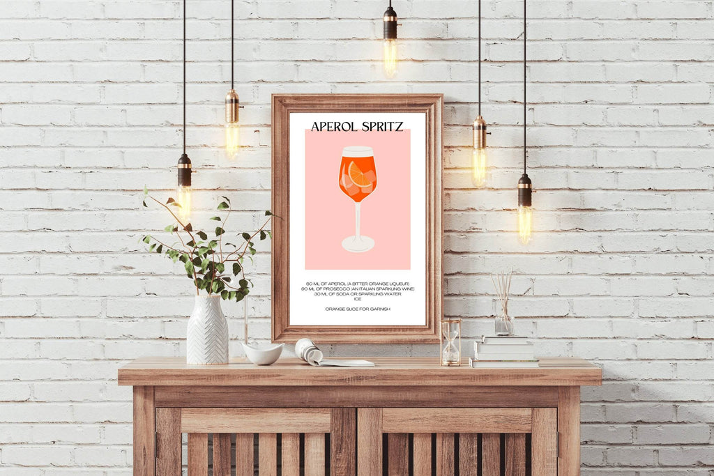 Spritz Cocktail Wall Art - beink online art store