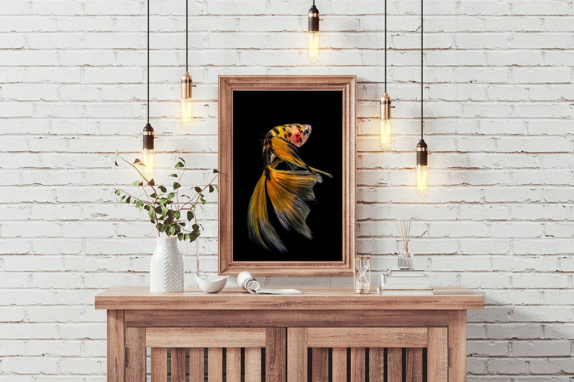 Siamese Fighting Fish Picture Wall Art - beink online art store