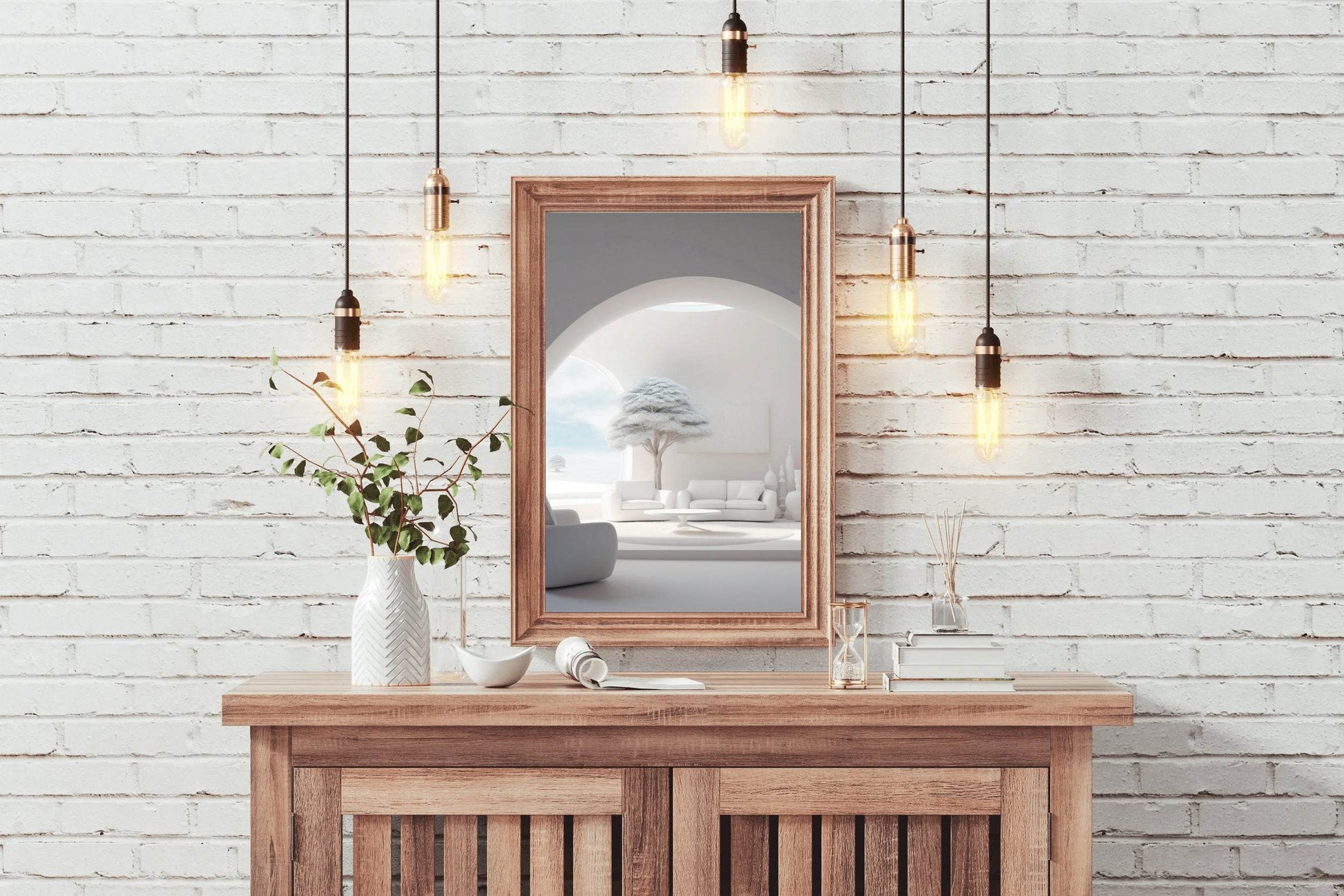 White Luxury Tree Wall Art - beink online art store