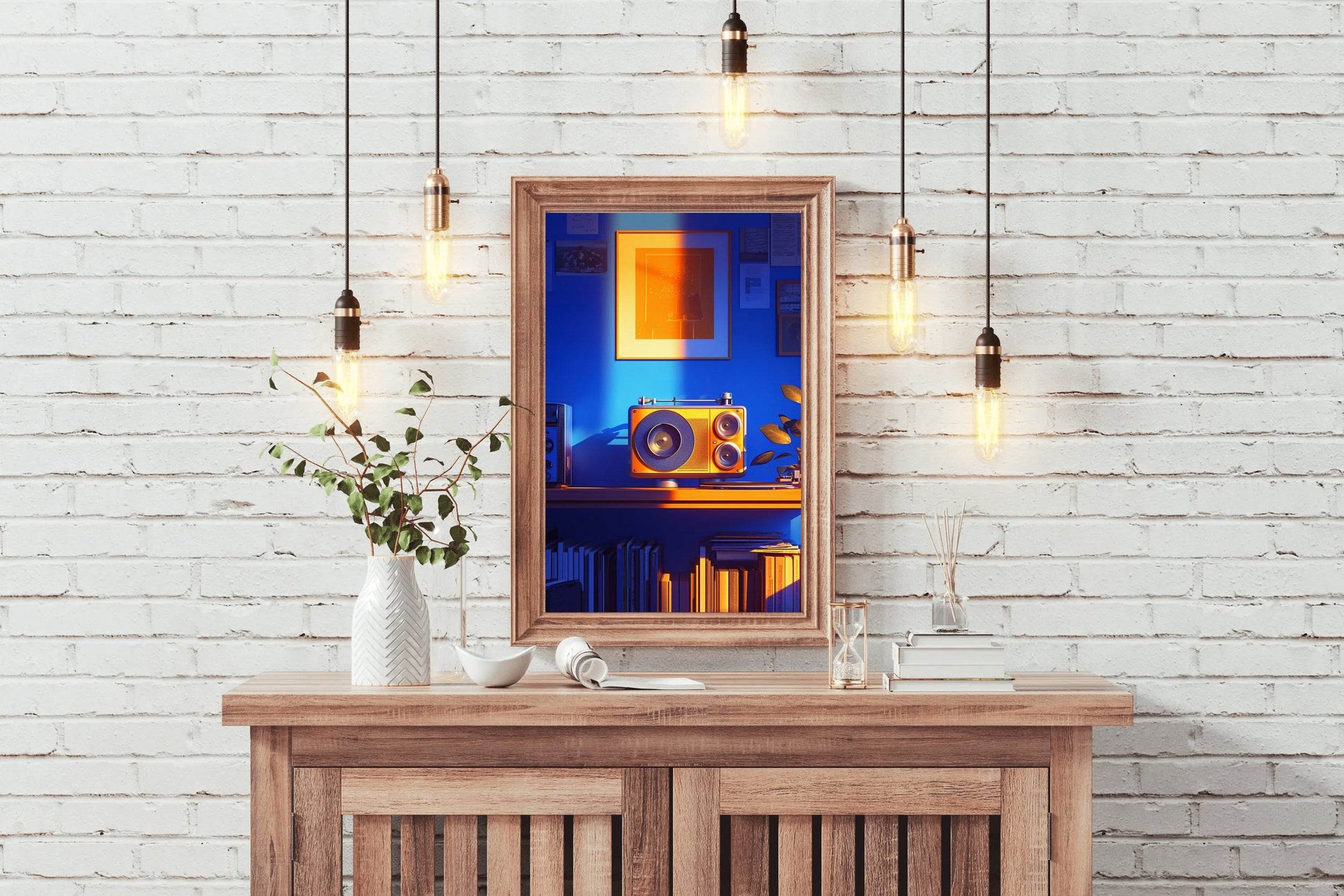 A Wiew Old Tape Recorder Wall Art - beink online art store