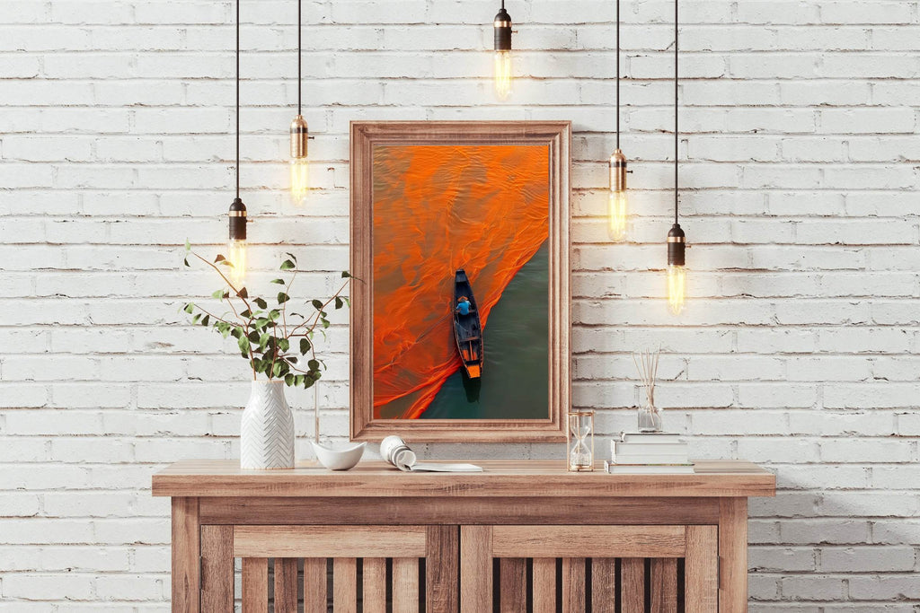 Fishing Boat Wall Art - beink online art store