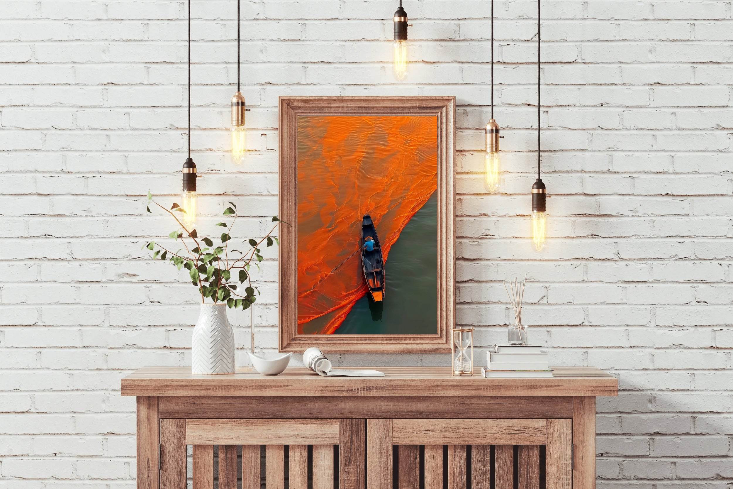 Fishing Boat Wall Art - beink online art store