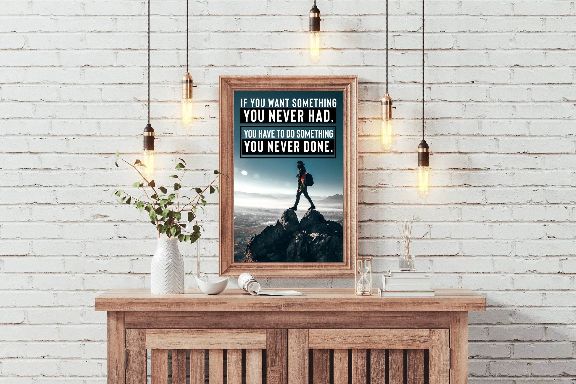 Do Something Quote Motivational Wall Art - beink online art store