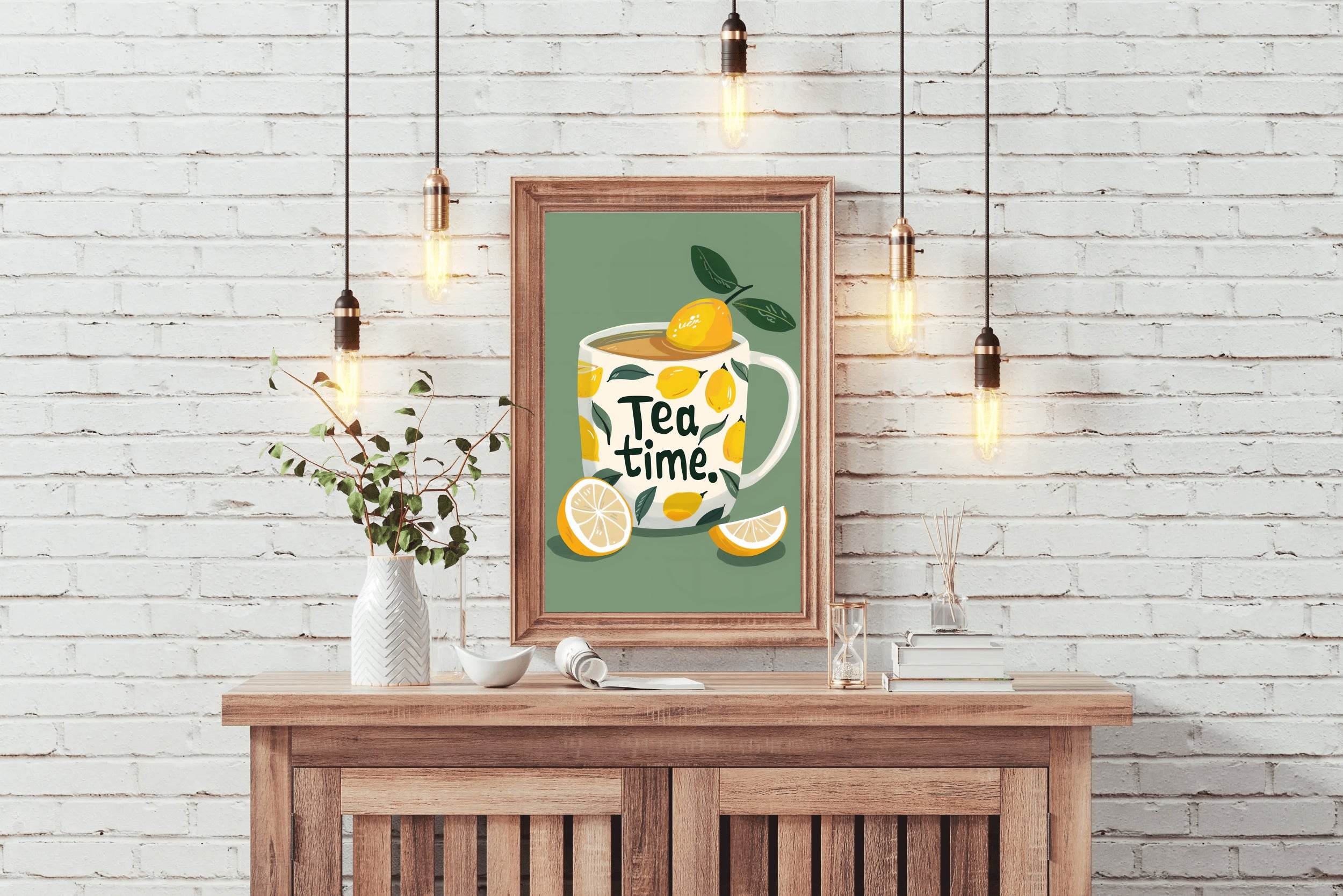 Painting of Tea Cup Wall Art - beink online art store
