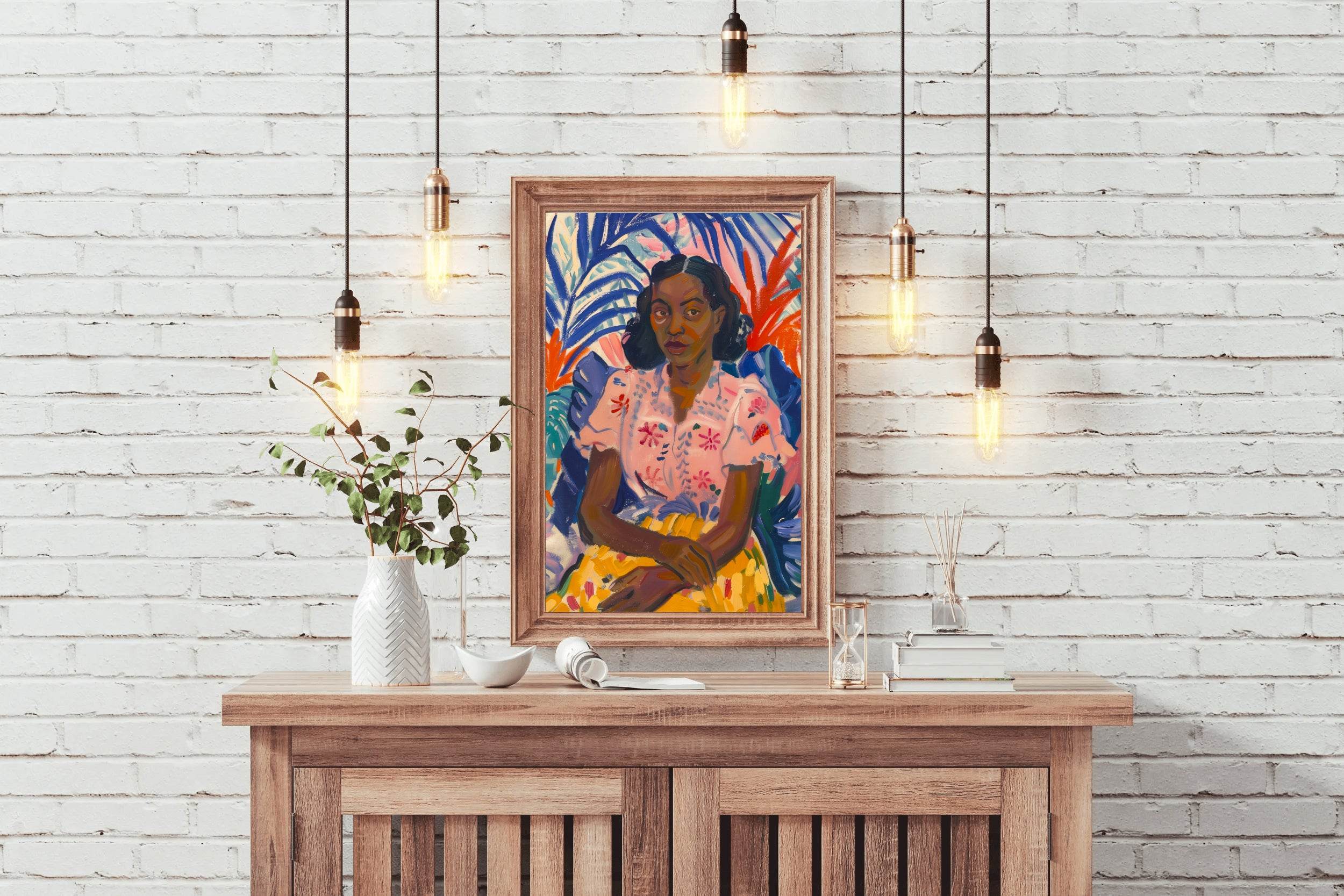 Africa Women Wall Art - beink online art store