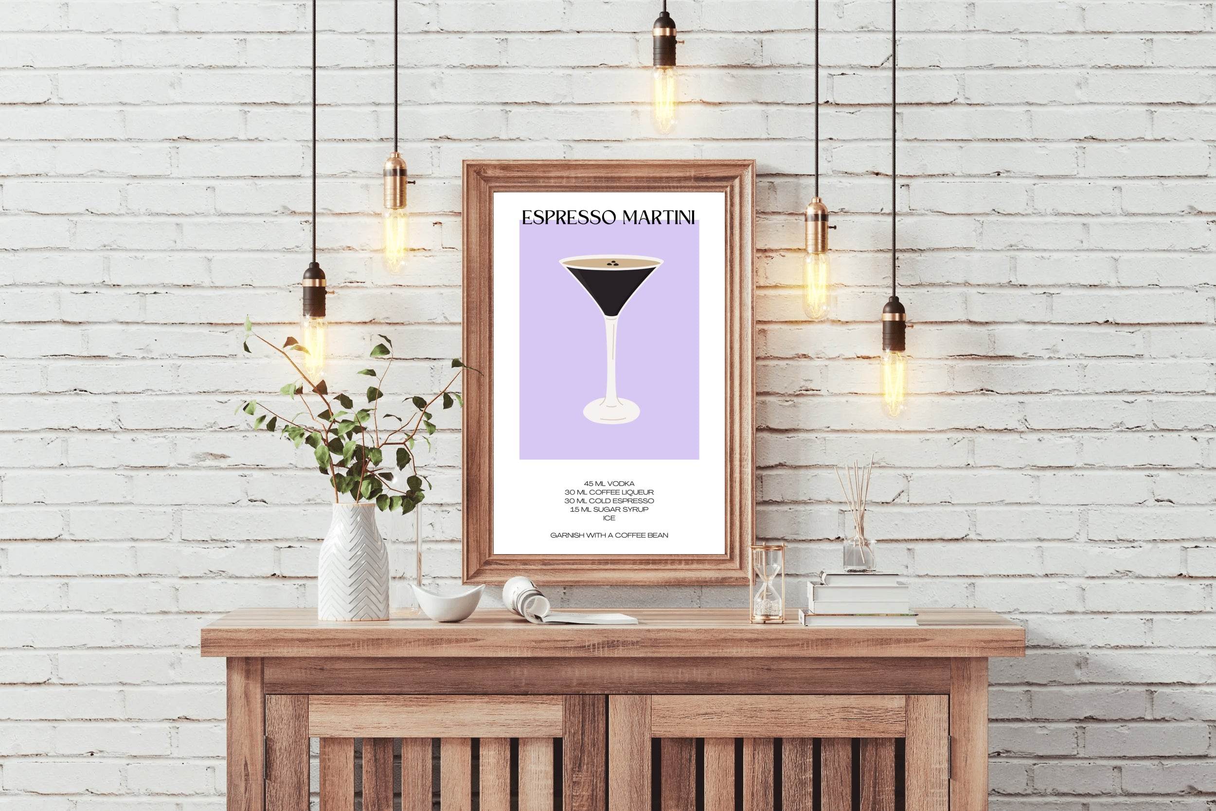 Brazilian Espresso Martini Wall Art - beink online art store