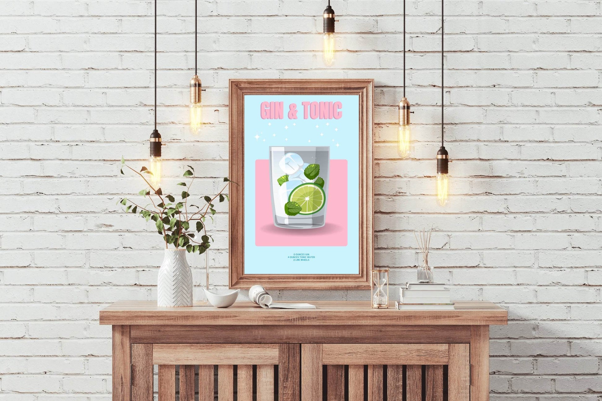 Gin Tonic Wall Art - beink online art store