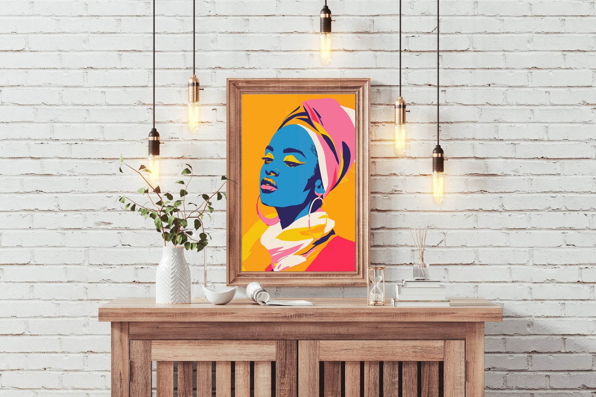 Abstract Woman Wall Art - beink online art store