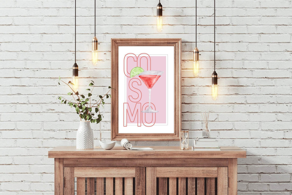 Cosmo Cocktail Wall Art - beink online art store