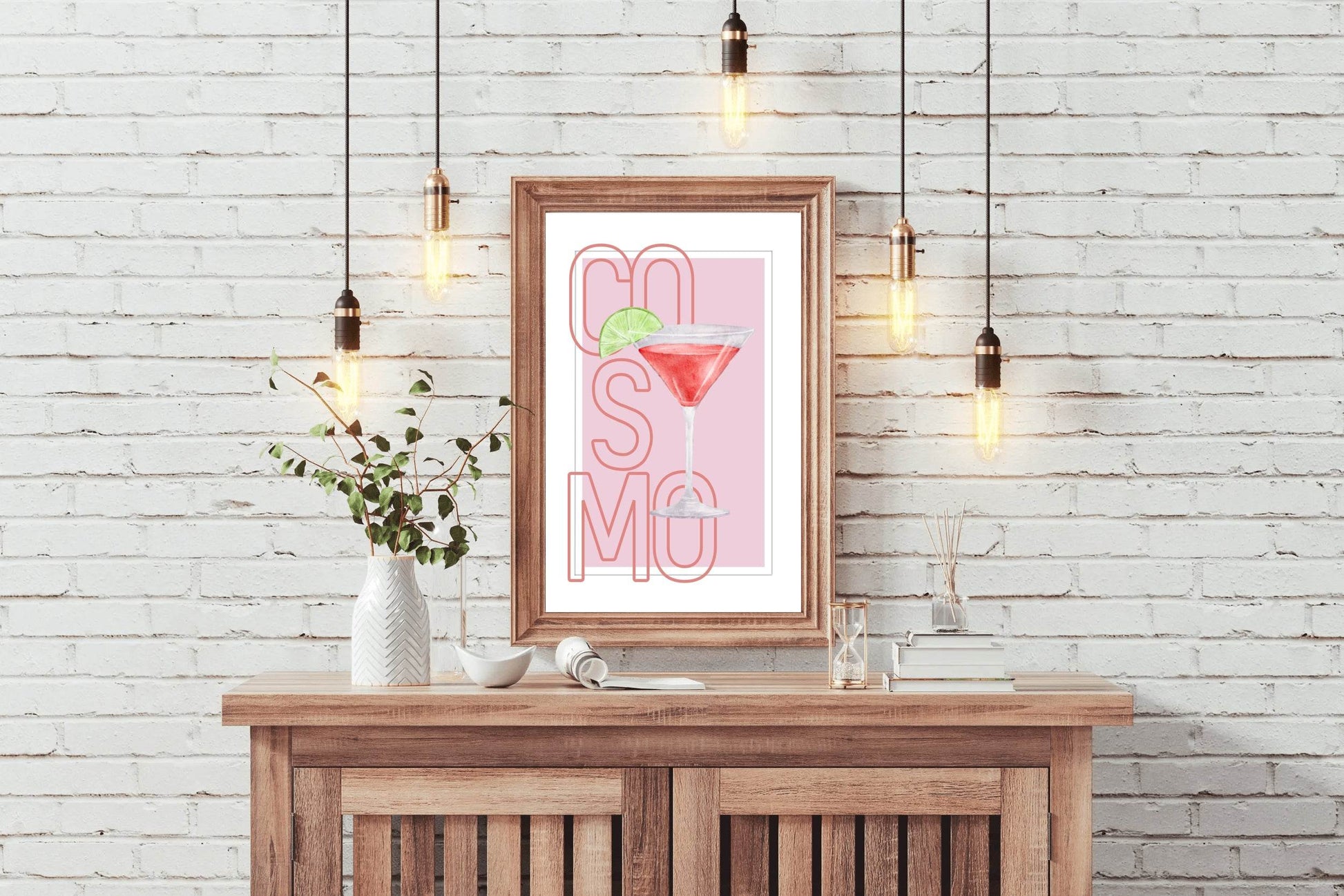 Cosmo Cocktail Wall Art - beink online art store