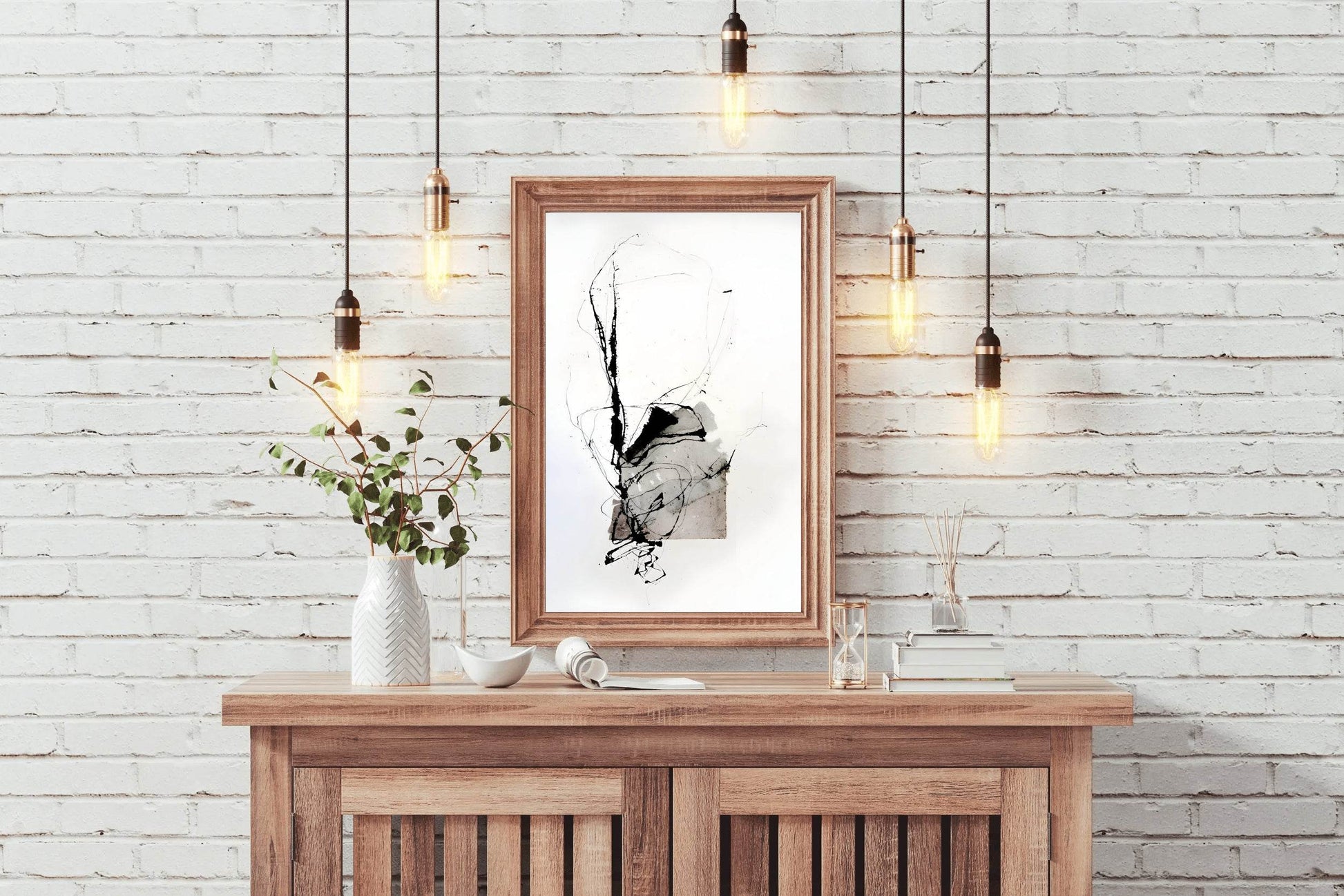 Ink-Stained Patch Modern Wall Art - beink online art store