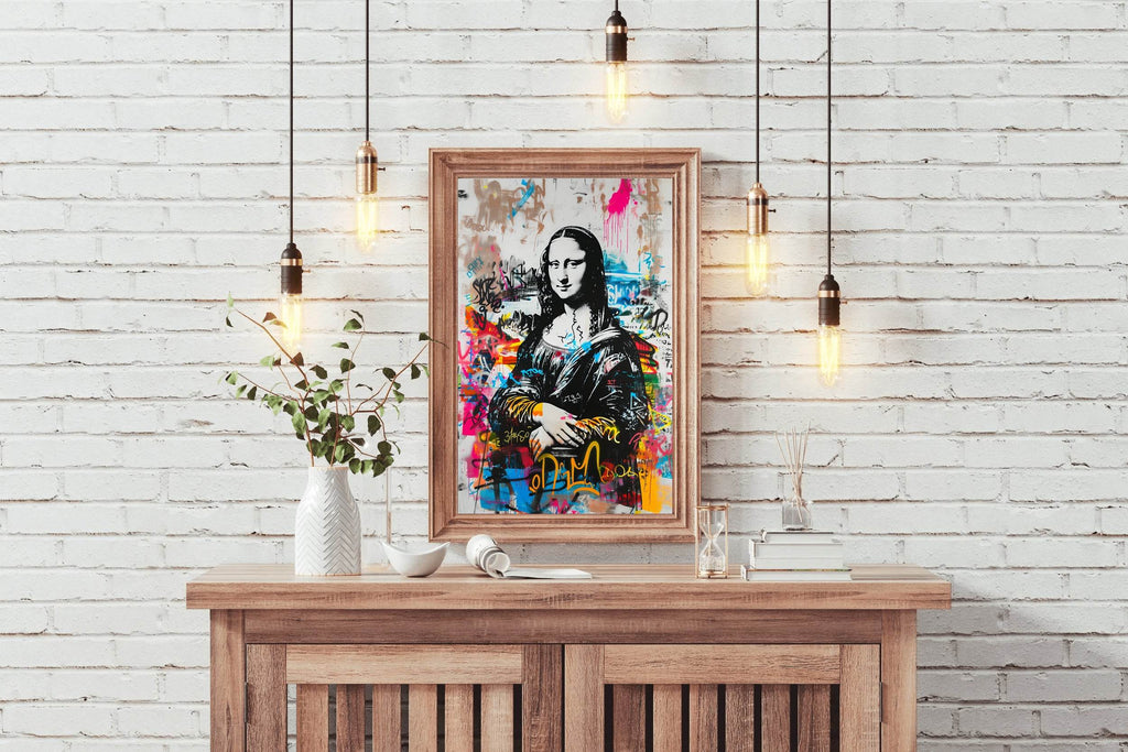 Mona Lisa Graffiti Wall Art - beink online art store