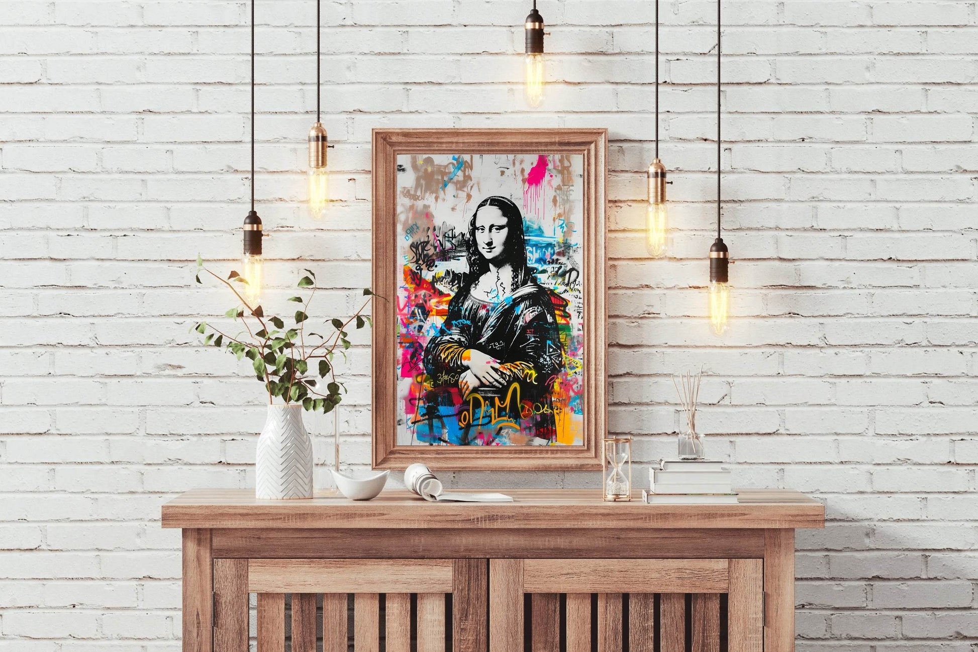 Mona Lisa Graffiti Wall Art - beink online art store