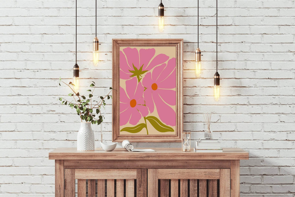 Marsh Broad-Faced Flowers Wall Art - beink online art store