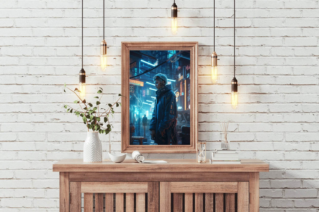 Anime Cyberpunk Wall Art - beink online art store