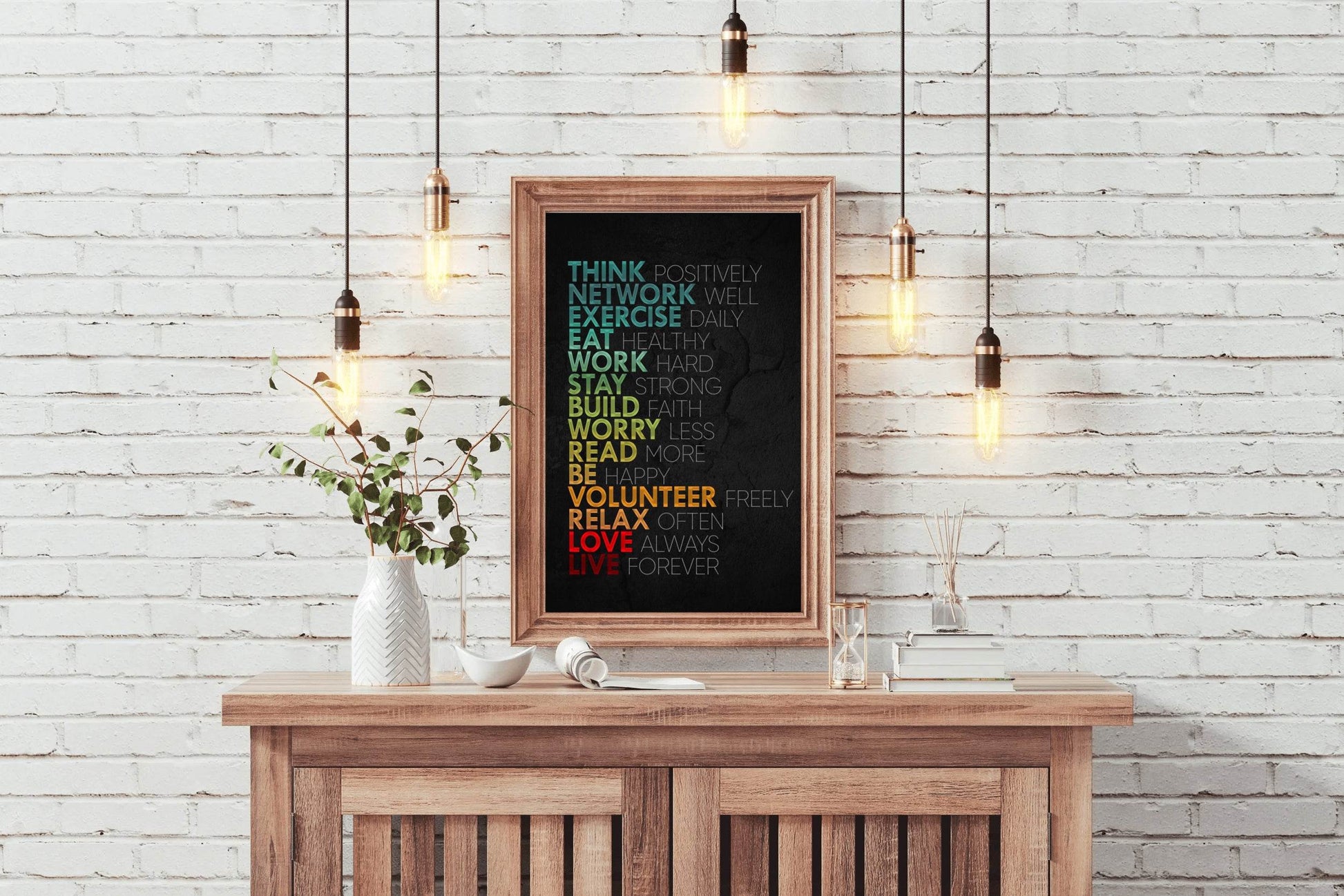 Life Hack Motivational Wall Art - beink online art store