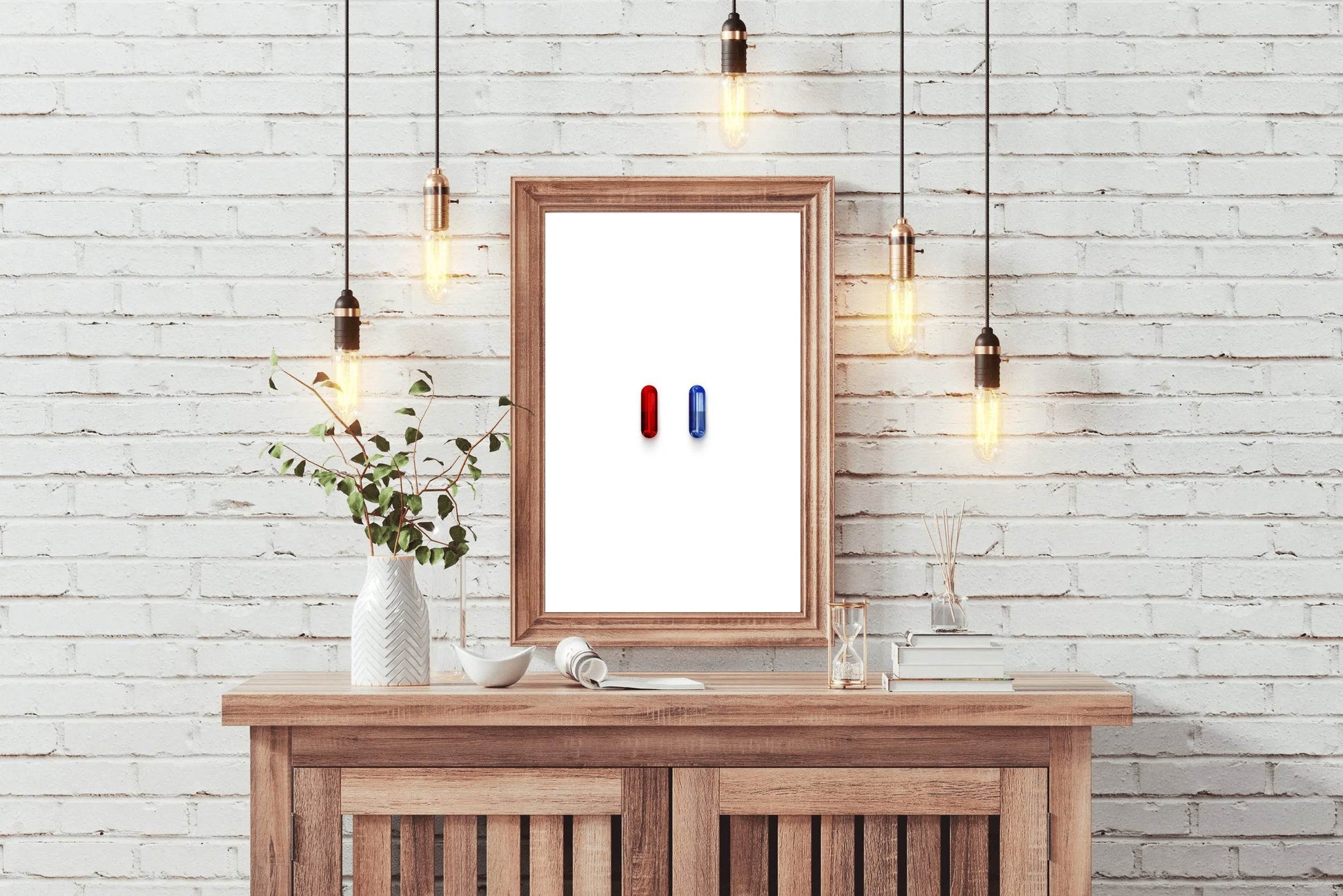 THE MATRIX Red and Blue Pill Wall Art - beink online art store