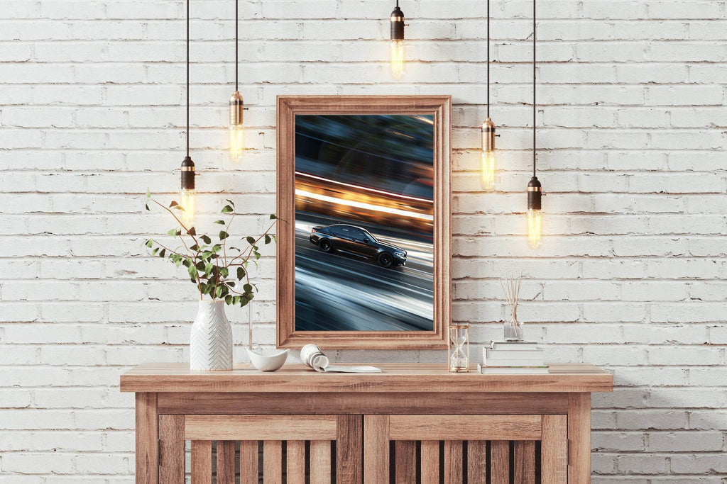 BMW M5 Black Wall Art - beink online art store