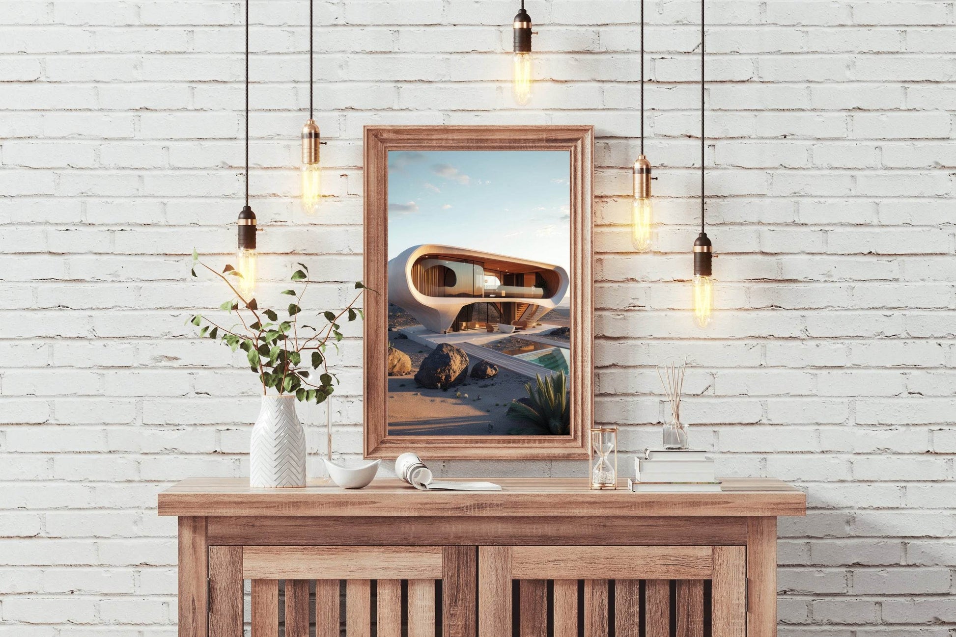 Modern Organic Architecture Wall Art - beink online art store