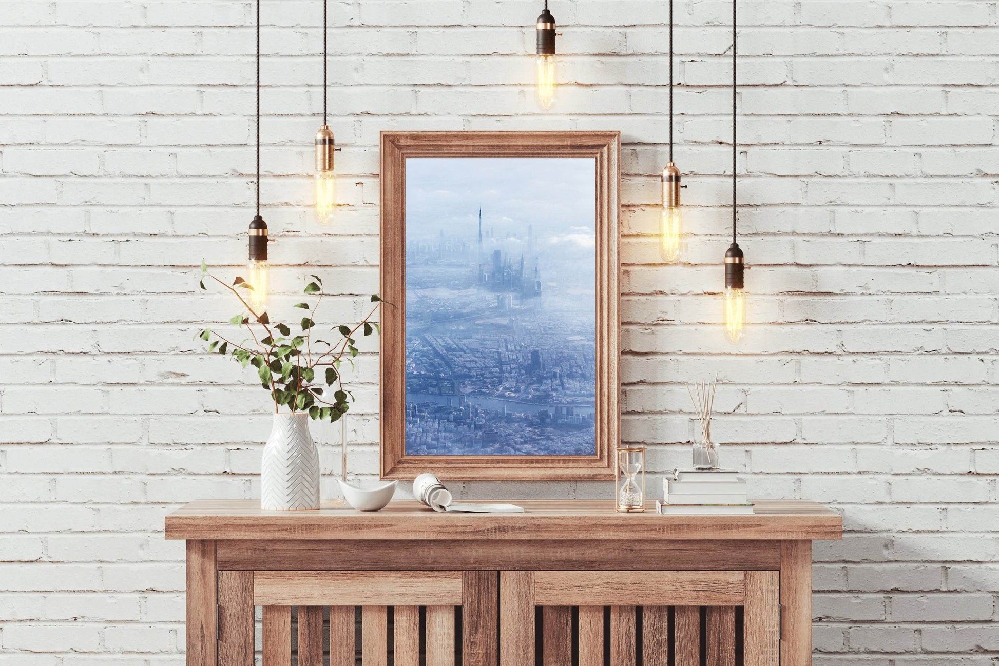 City Through the Clouds Wall Art - beink online art store