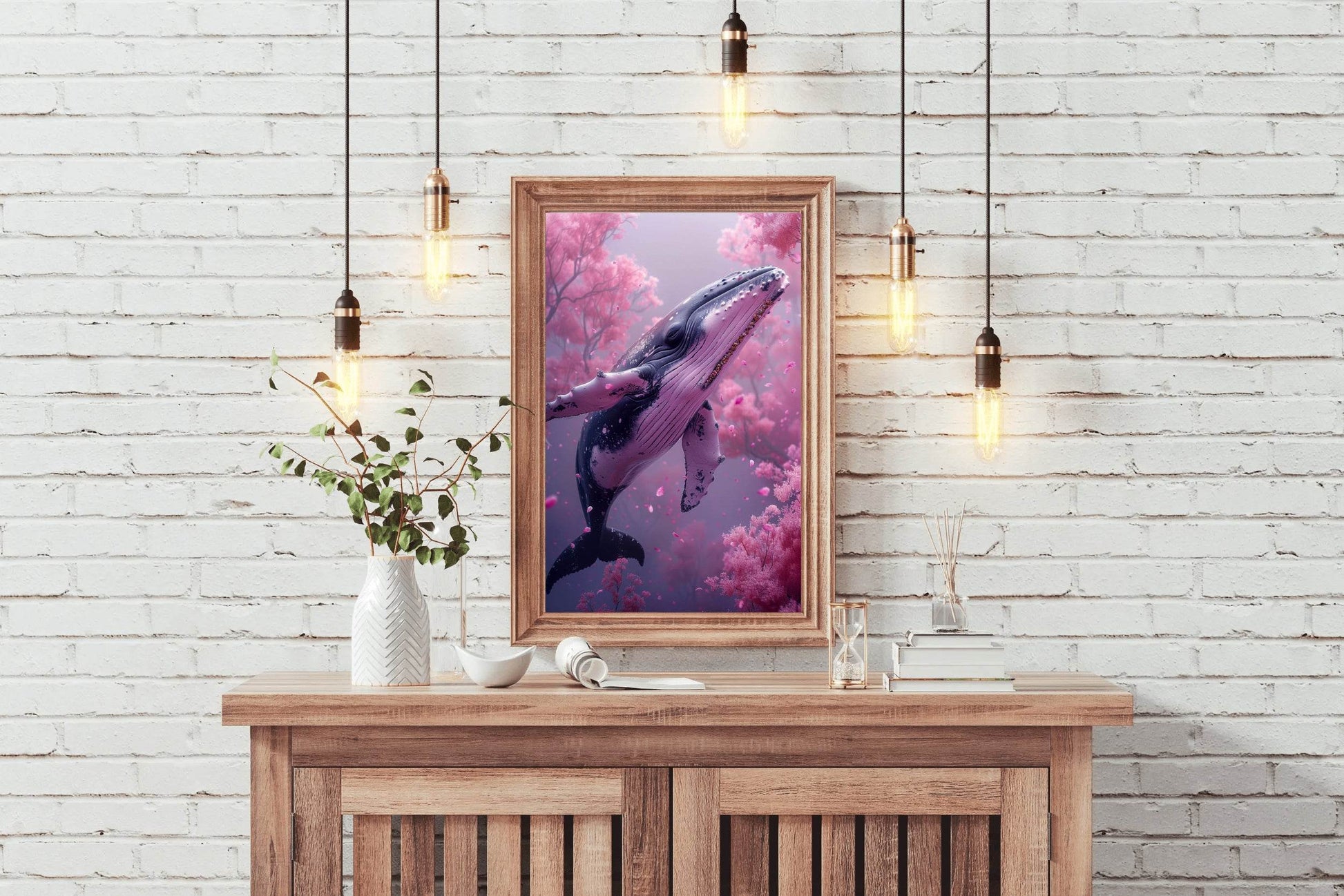 Whale Fantasy Picture Wall Art - beink online art store