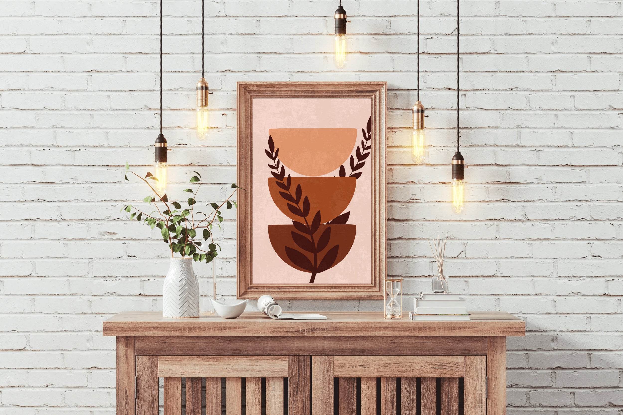 Leaves of Zamophilia Plant Wall Art - beink online art store
